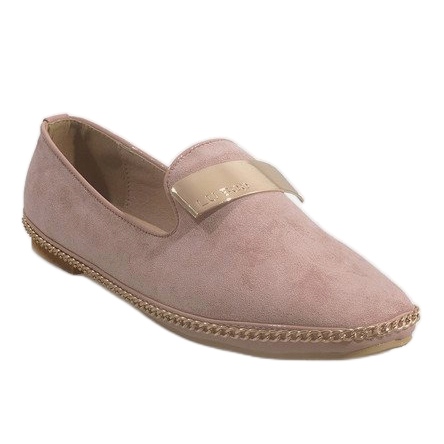 Ballerinas Mockasiner Med Eco Mocka 155-15 Rosa 1