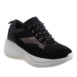 Svarta trendiga sportskor från 1862 1