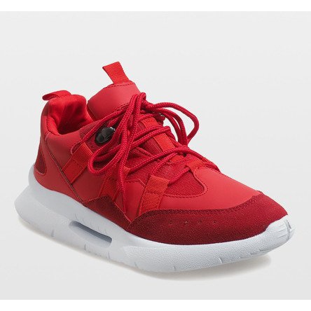 Röda trendiga sportskor R-375 1