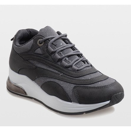 Grå fashionabla sportskor LL1718 1