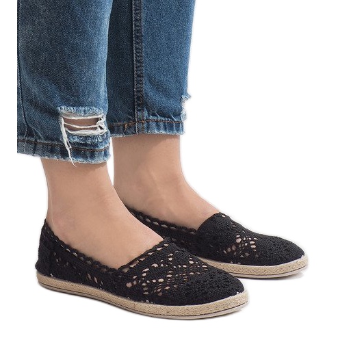 JX57P svarta spetsskor 2