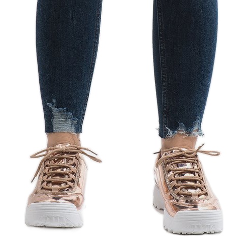 Champagne Mode Sportsskor 82017 gul 2