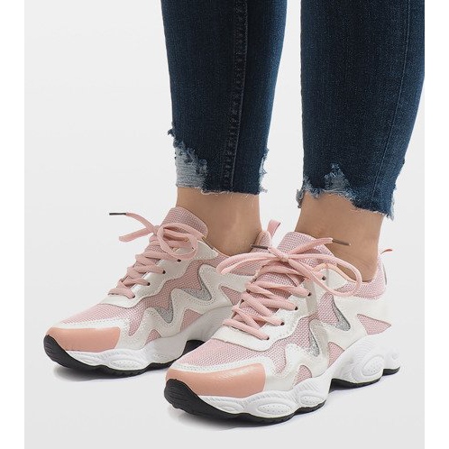 Rosa trendiga sportskor KB-153 1