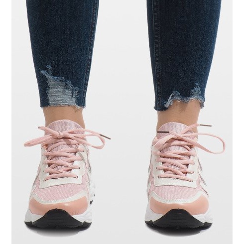 Rosa trendiga sportskor KB-153 2