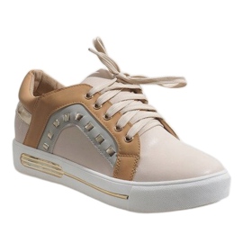 Bruna kvinnors sneakers kilar BH-115 1