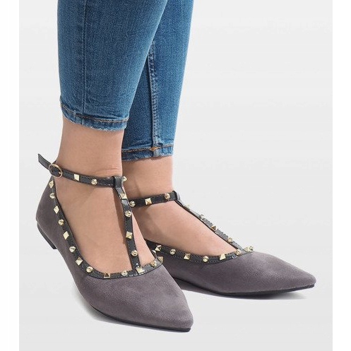 Grå ballerina 127-13 2