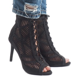 Svarta fotkängor 1610-225 2