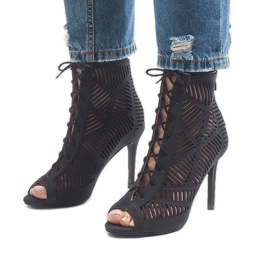 Svarta fotkängor 1610-225 1