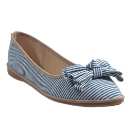 Blå ballerina med rosett SK40 1