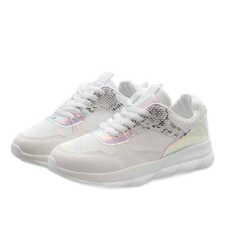 Vita trendiga sportskor W-3097 1