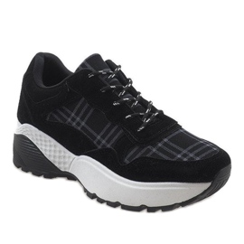 Svarta trendiga sportskor 61012 1