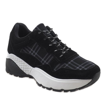 Svarta trendiga sportskor 61012 1