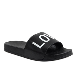 Black love 812A tofflor svart 1