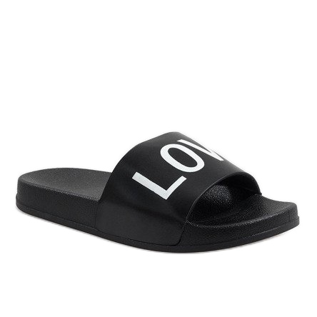 Black love 812A tofflor svart 1