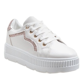 Vita sneakers på plattformen BM1980 1