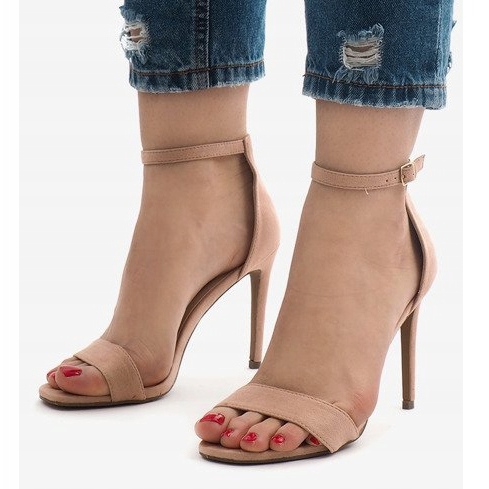 Rosa mockasandaler SY-31P 1