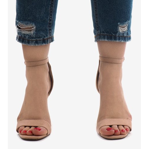 Rosa mockasandaler SY-31P 2