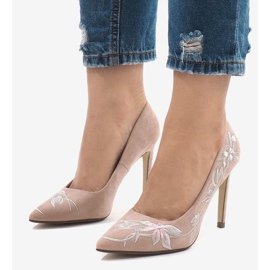 Rosa mocka höga klackar 16032-18 1