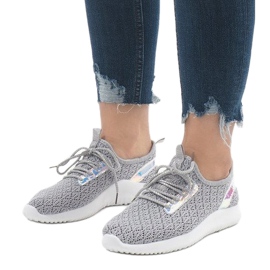 Gråa sportskor G8347-1 1