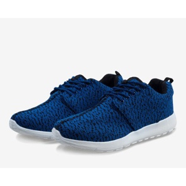 Marinblå LD19-4 sportskor 2