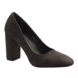 Gröna pumpar på stolpe 2242-5 mångfärgad 1