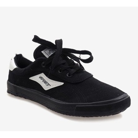 Svarta sneakers för män HW01 1