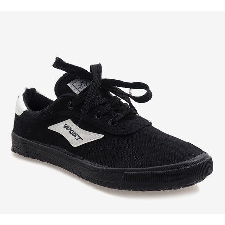 Svarta sneakers för män HW01 1