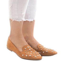 Kamel loafers ballerina F3262 brun 2