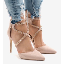 Rosa mocka höga klackar GH11547 1