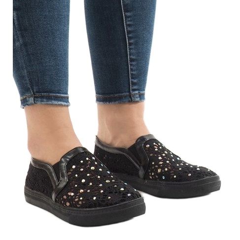 HC233 svart snörskor 1