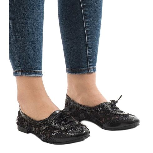 HC236 svart snörskor 1