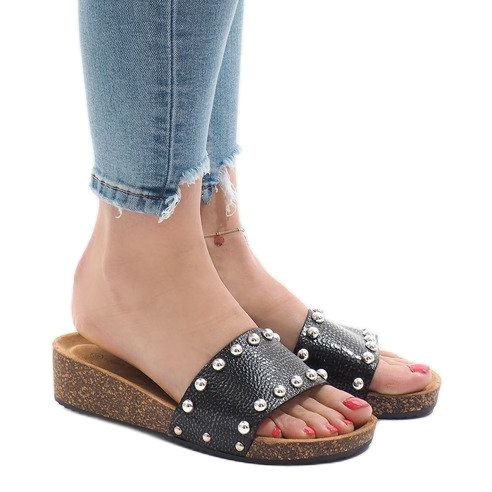 Svarta höga klackar AC-2809 1