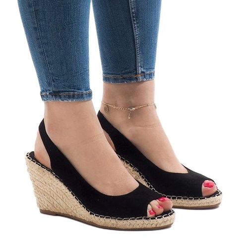 Svarta kile sandaler 2894 1