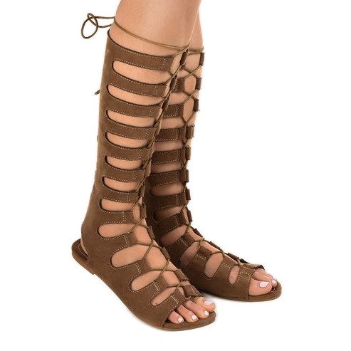 Bruna platta gladiator sandaler 289-9 1