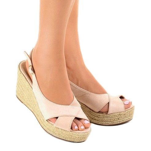 Beige kile sandaler espadrilles 68-150 1