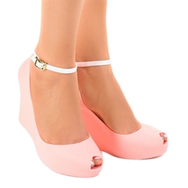 Rosa gummi melissa avtäckt KM06-9 1