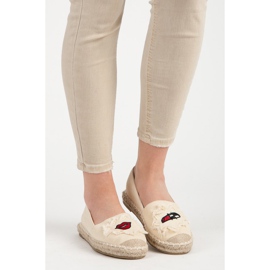 Bestelle Beige Espadrilles Med Plåster 1