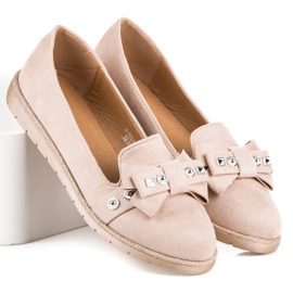 Marquiz Mocka herrar med en rosett brun 1