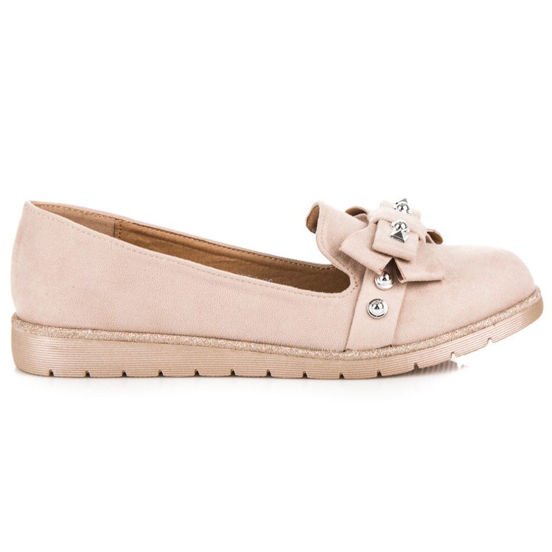 Marquiz Mocka herrar med en rosett brun 2