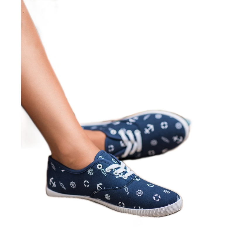 VICES sjöman sneakers blå 1