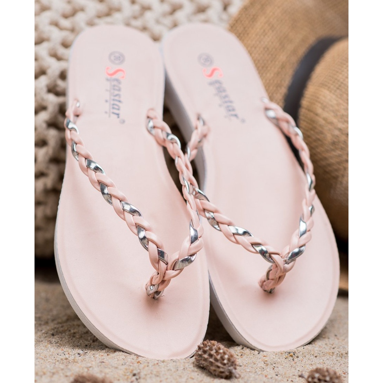 Seastar Rosa flätade flip-flops 1