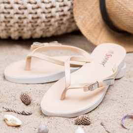 Seastar Flip-flops Med En Rosett brun 1