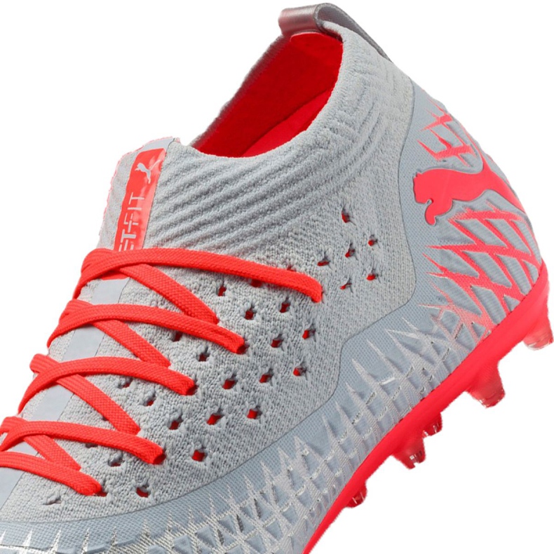 Puma Future 4.2 Netfit Mg M 105681-01 fotbollsskor mångfärgad grå 2