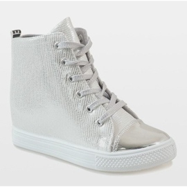 Silver wedge sneakers 29333-2 grå 1