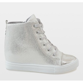 Silver wedge sneakers 29333-2 grå 2