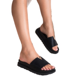 SHELOVET Tofflor På Plattformen svart 1