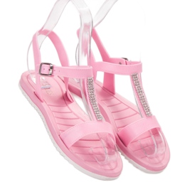 SHELOVET Gummisandaler rosa 1