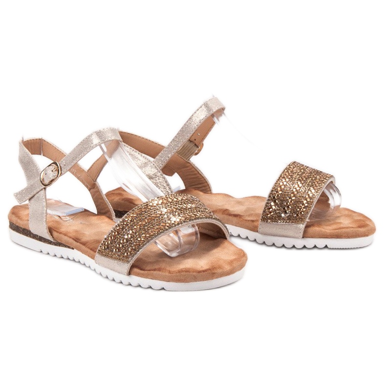 Emaks Sandaler med Cubic Zirconia brun 1