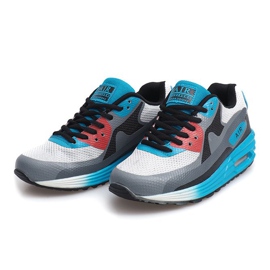 Neony löparskor B306-9 vit svart blå mångfärgad 1