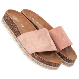 SHELOVET Mocka Espadrilles rosa 1